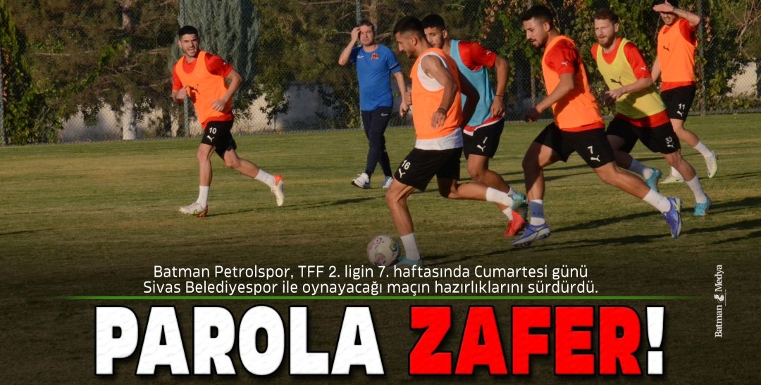 PAROLA ZAFER!