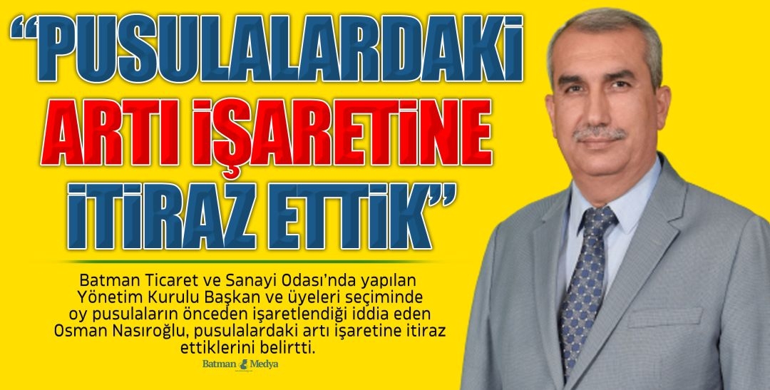 “PUSULALARDAKİ ARTI İŞARETİNE İTİRAZ ETTİK”