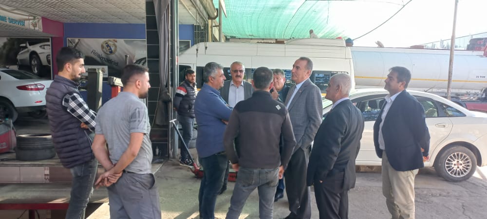 CHP, sanayi esnafını ziyaret etti