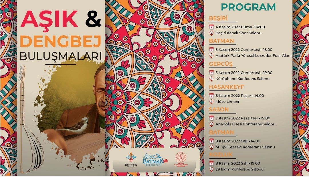 5 İlçede Dengbej buluşmaları     