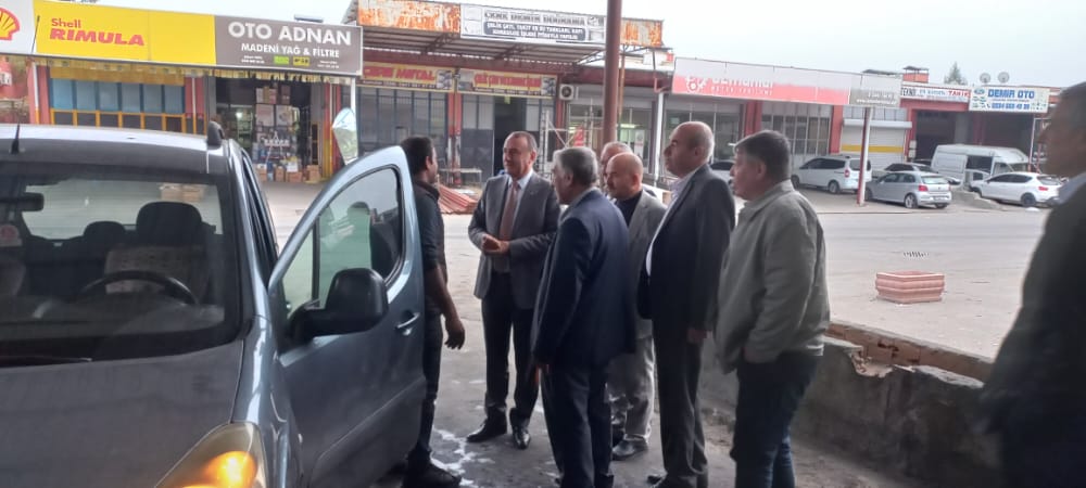 Sanayi esnafının sorunlarını dinlediler