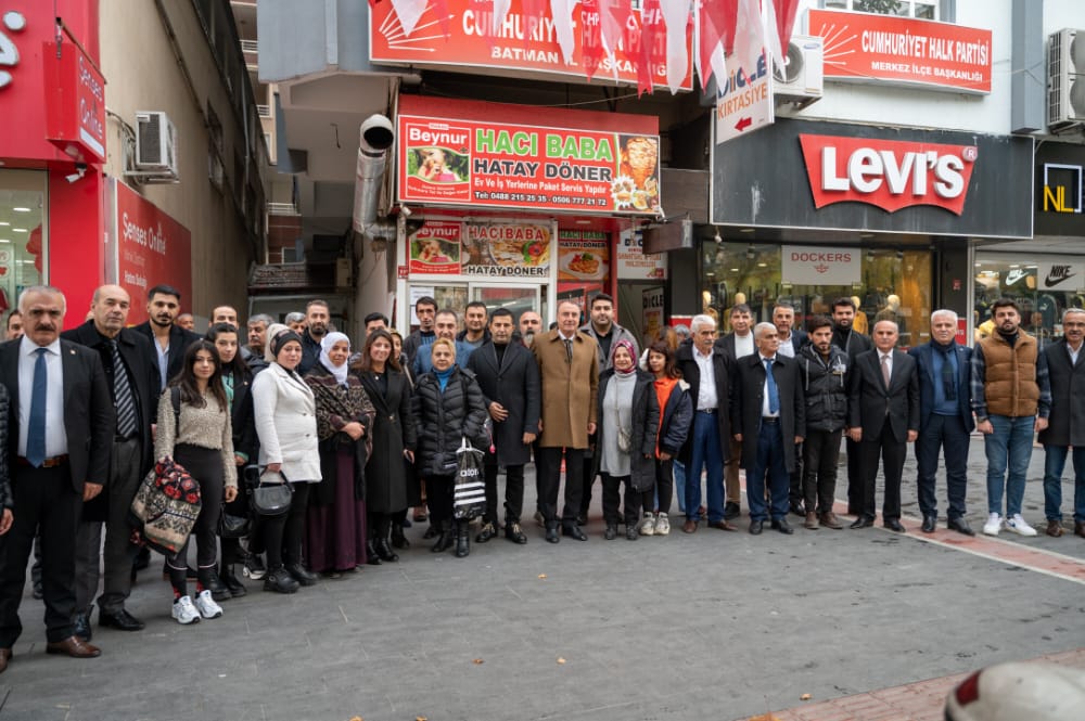 CHP’li Günel ve Şahin, vatandaşı dinledi