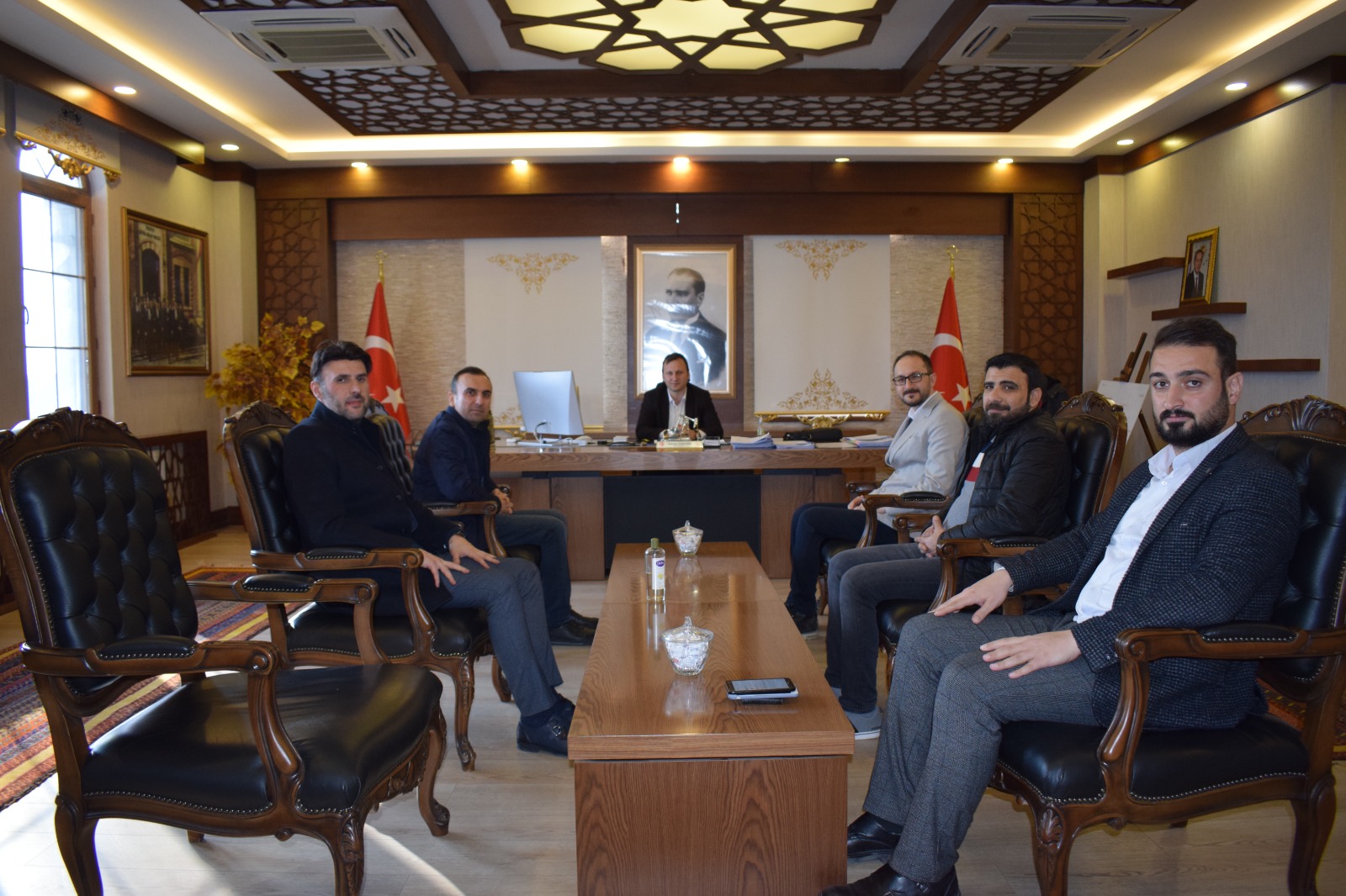 DEDAŞ yöneticilerinden Kaymakam Güngör’e ziyaret