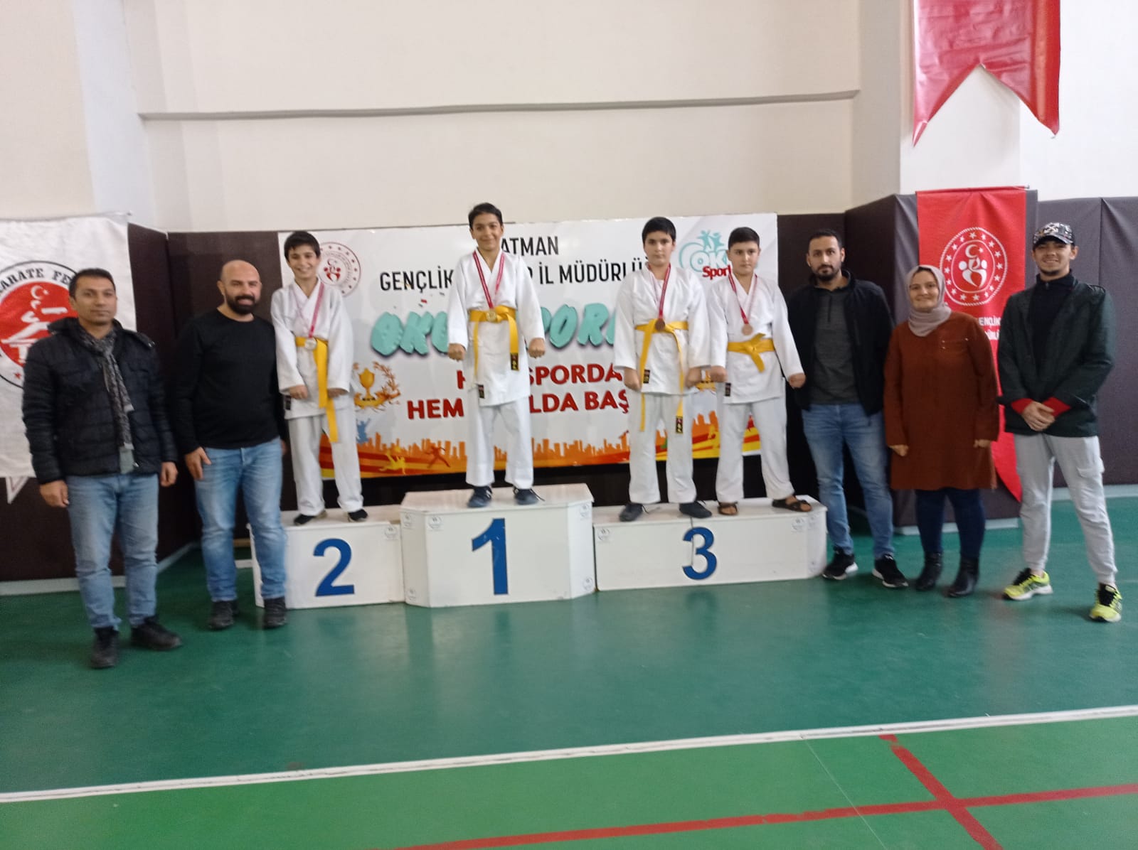 Karatenin şampiyonları belli oldu