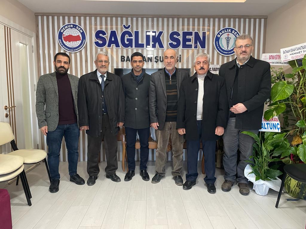 SP’den Sağlık-Sen’e ziyaret