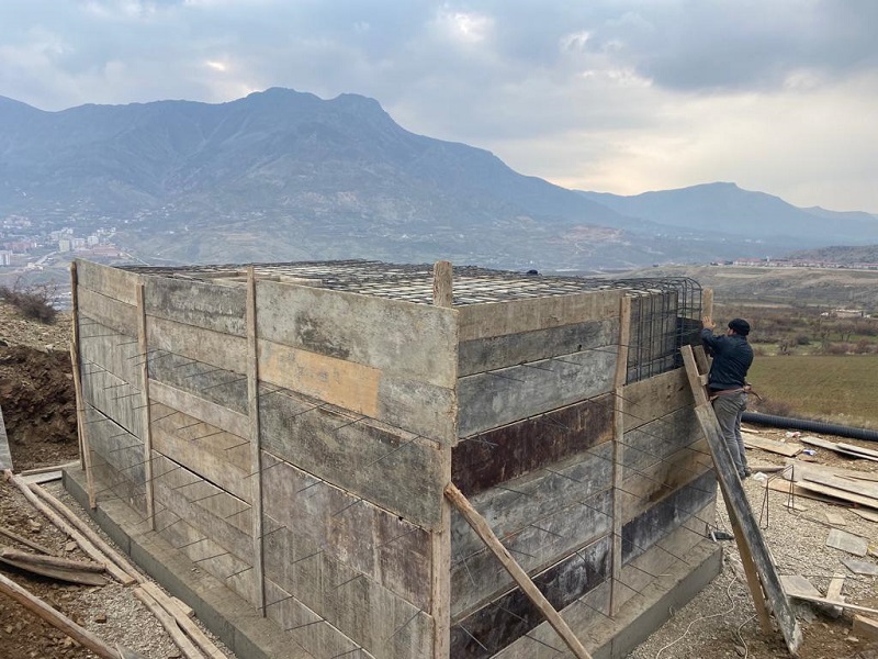 Sason Dereköy’e 75 tonluk su deposu