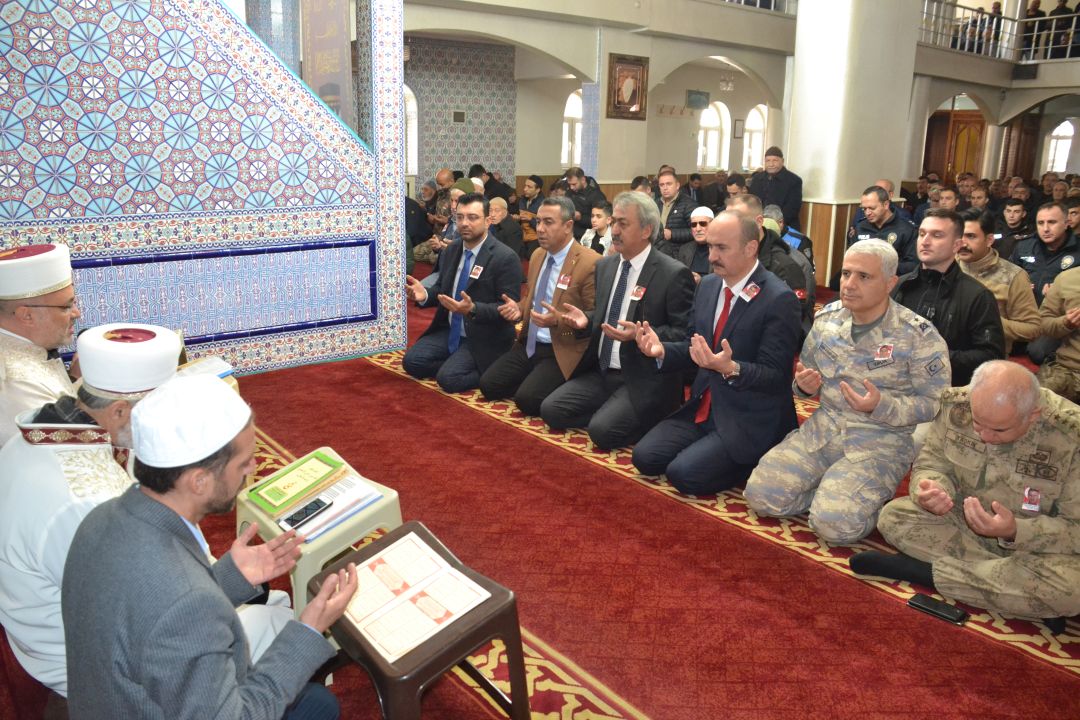 Şehit bekçi için mevlit okutuldu