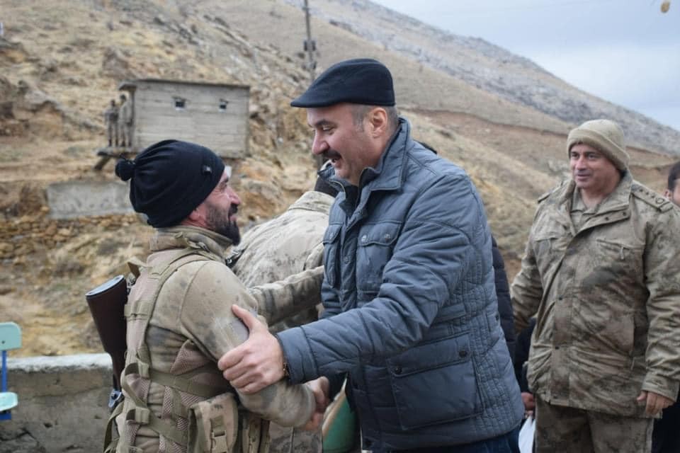 Vali Canalp, üst bölgesindeydi