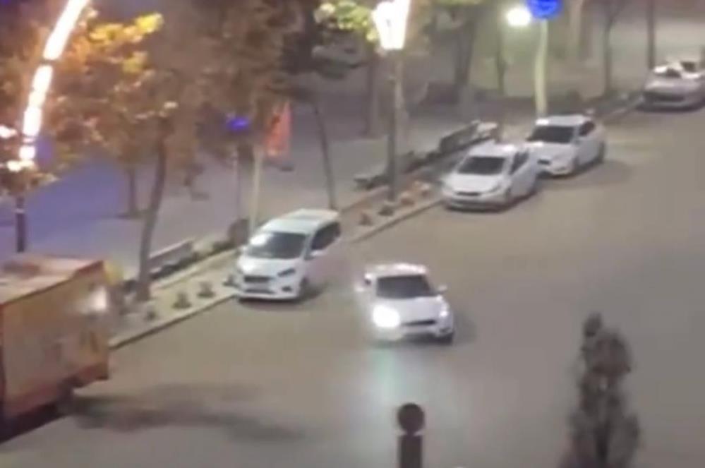 Drift atan sürücüye ceza kesildi