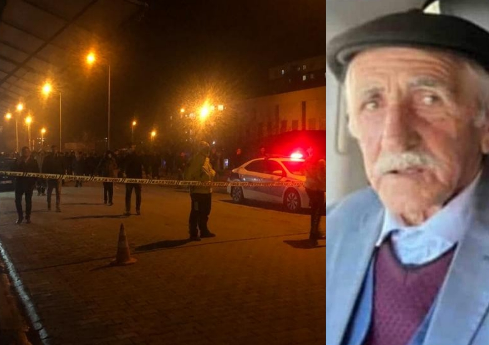 Yolun karşısına geçemedi