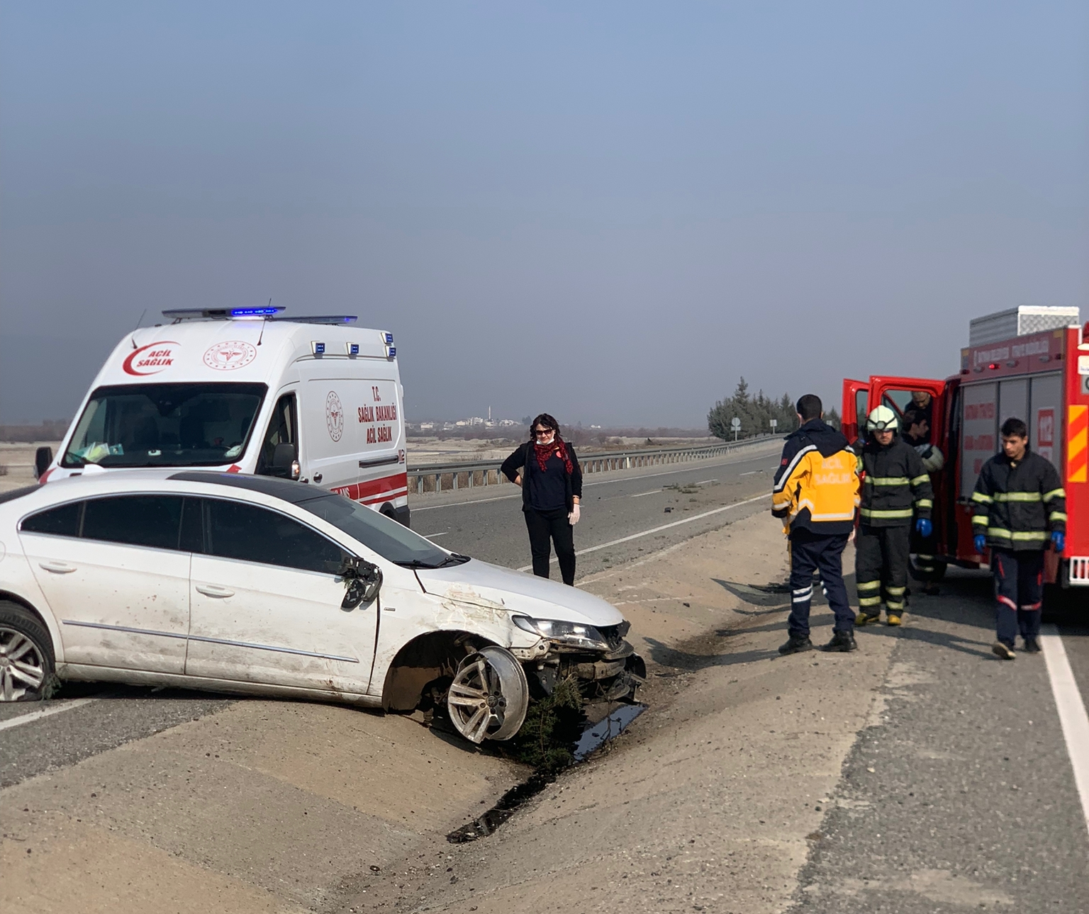 Kozluk yolunda kaza 1: yaralı