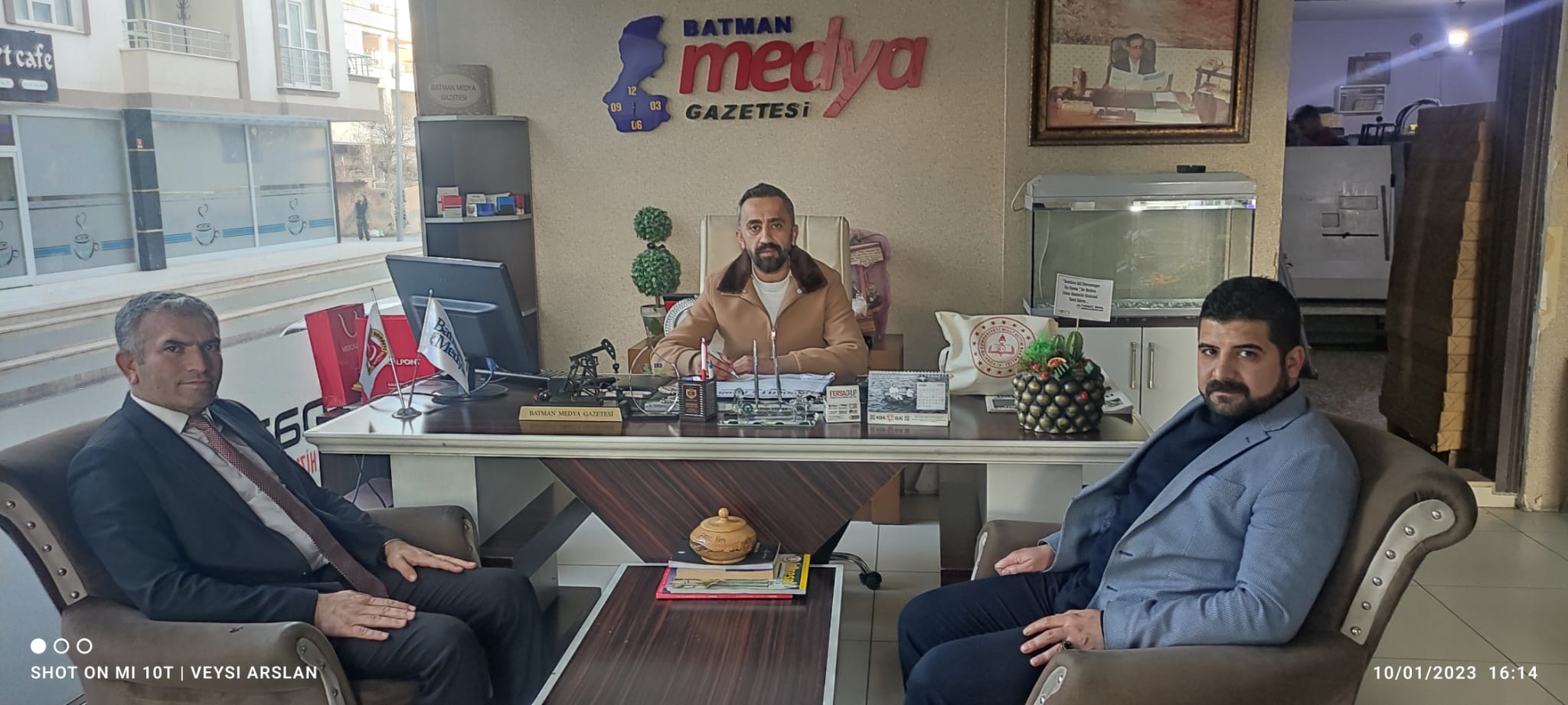 Meb’den gazetemize ziyaret