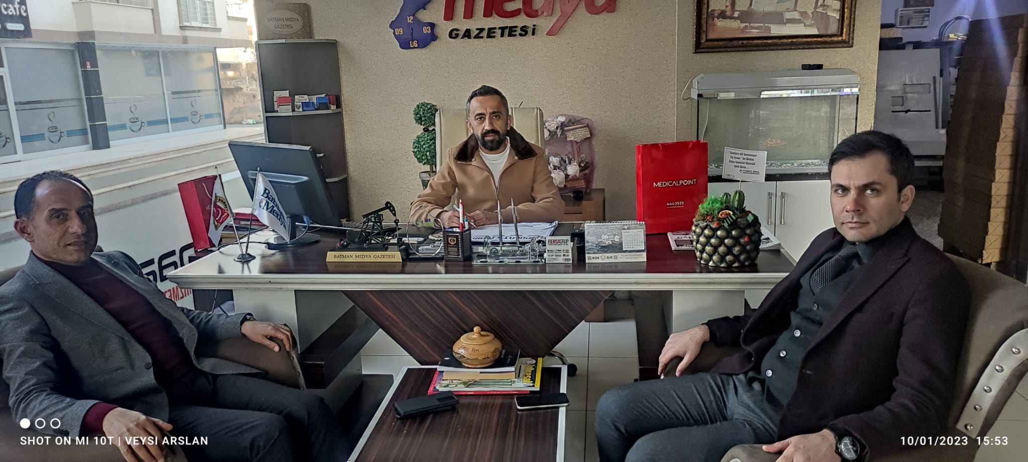 Medical Point yönetiminden gazetemize ziyaret
