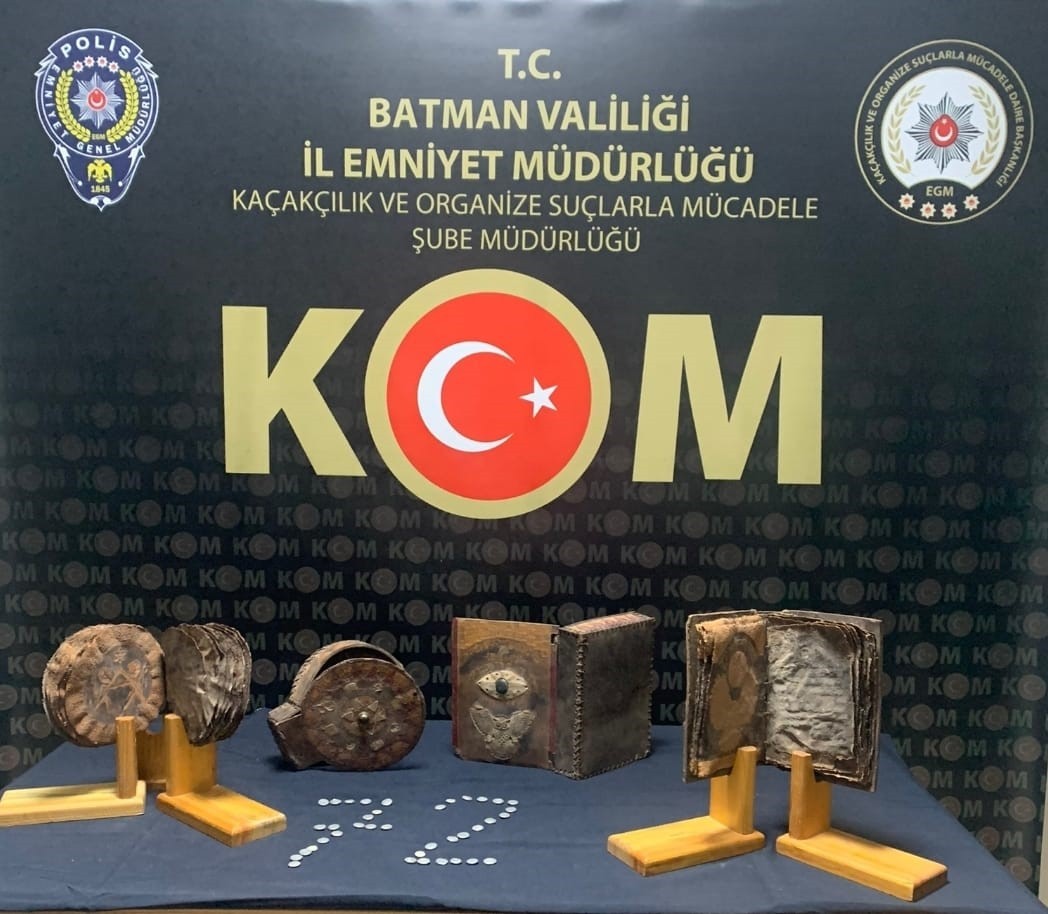 Tarihi eser ele geçirildi