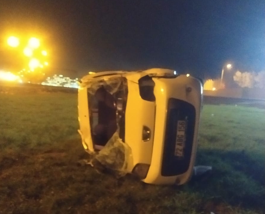 Aşırı hız kazaya neden oldu