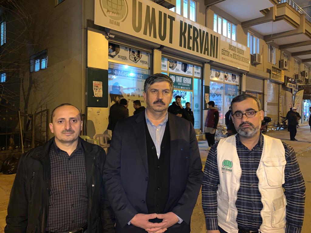 Başkan Çiftçi’den Umut Kervanı’na ziyaret