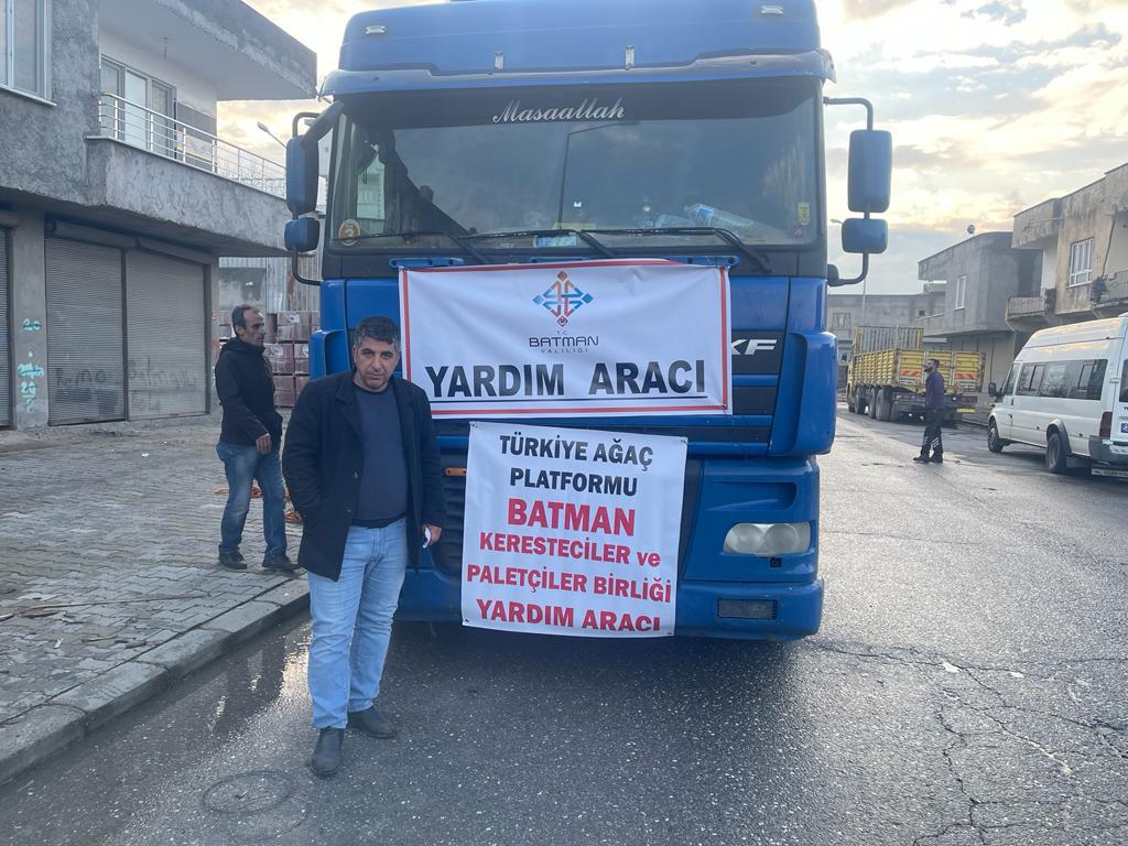 Deprem bölgesine yakacak desteği