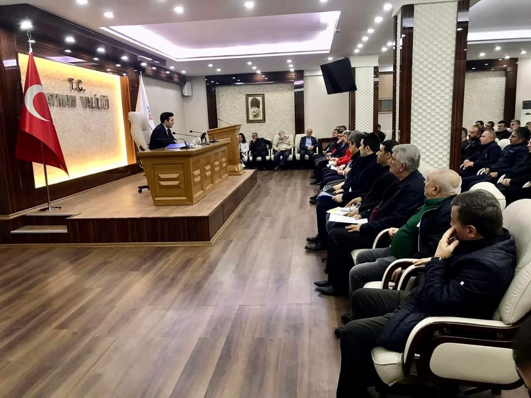 Deprem koordinasyonu toplandı