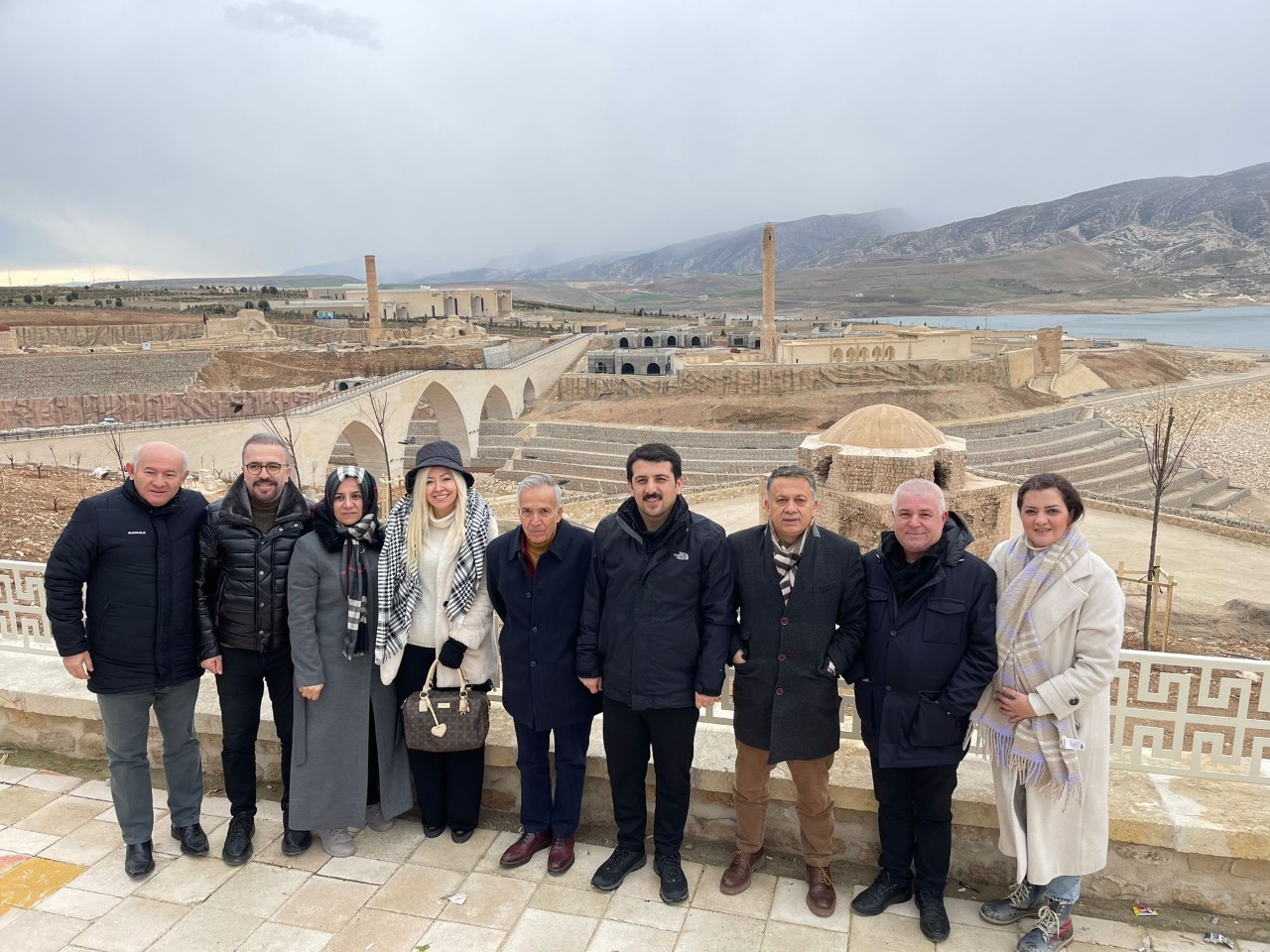 Hasankeyf’i gezdiler!