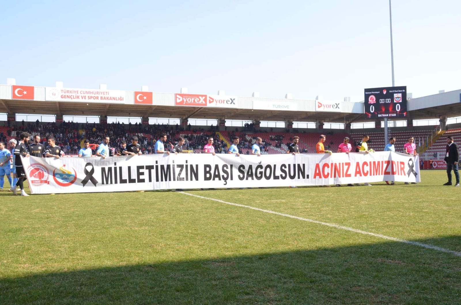 Depremzedeler için oynadılar: 2-1
