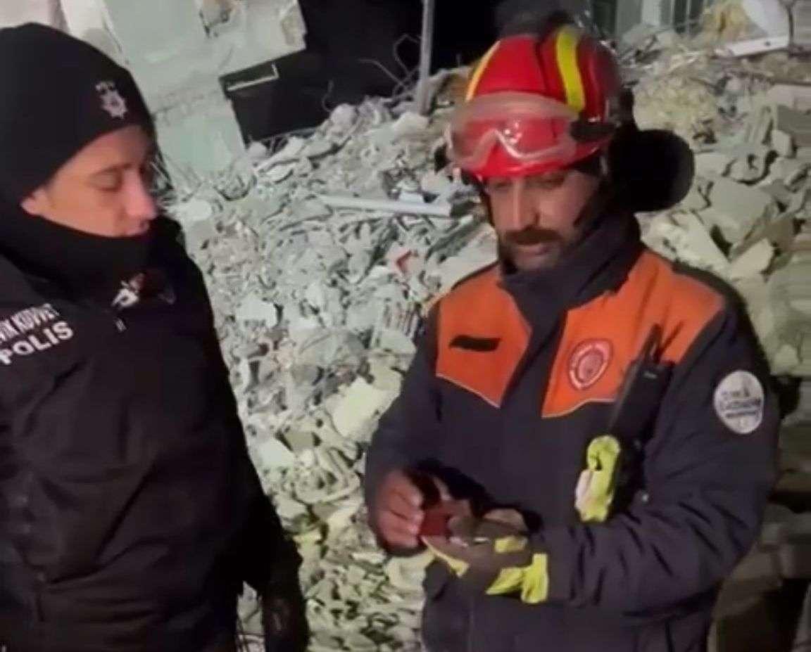 İtfaiye şoföründen örnek davranış