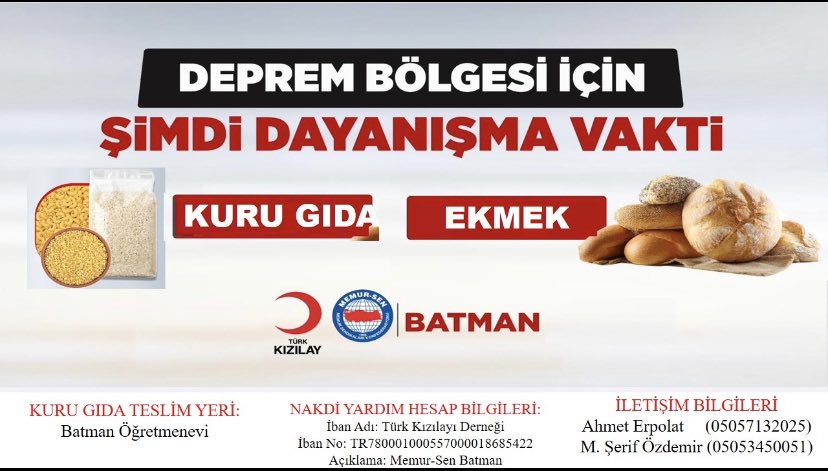 “Şimdi dayanışma vakti”