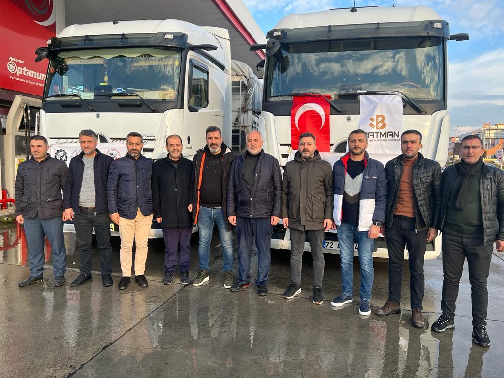 Toptancılar Derneği yardım bölgesindeydi