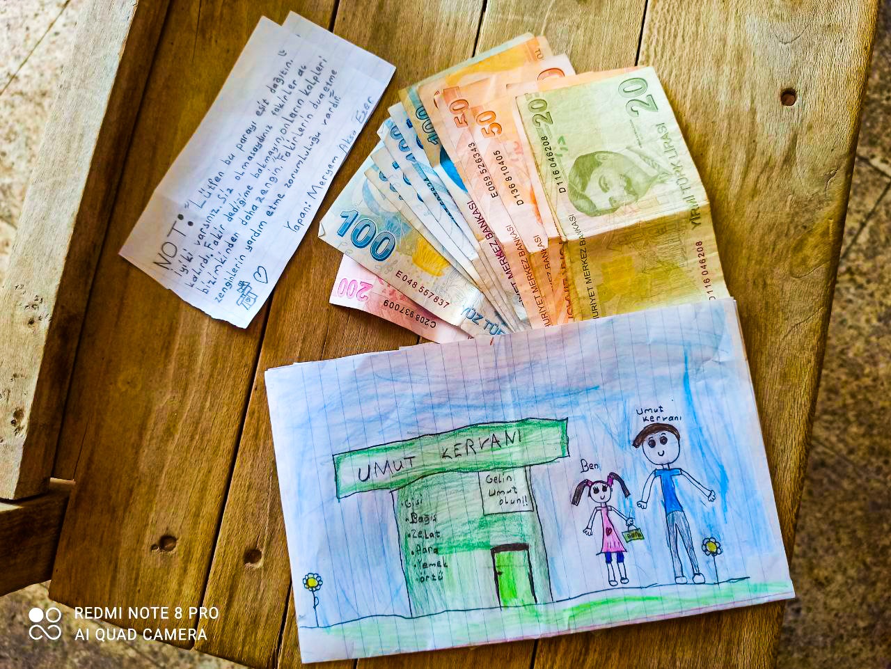 Küçük Meryem’den duygu dolu mektup