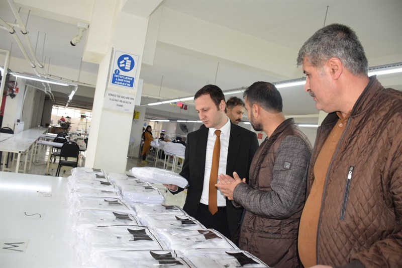 Güngör’den tekstil atölyelerine ziyaret