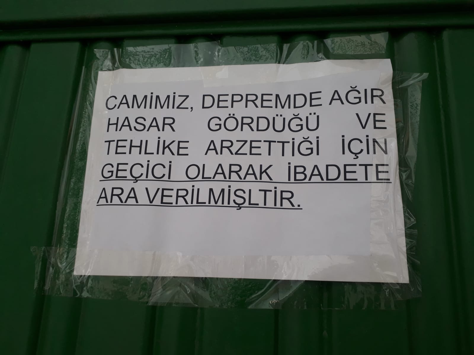İbadete açılacak günü bekliyor
