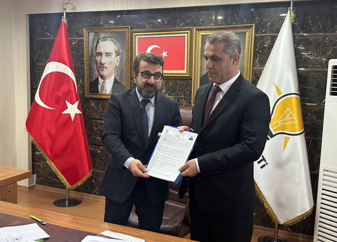 Şansi aday adaylığına başvurdu