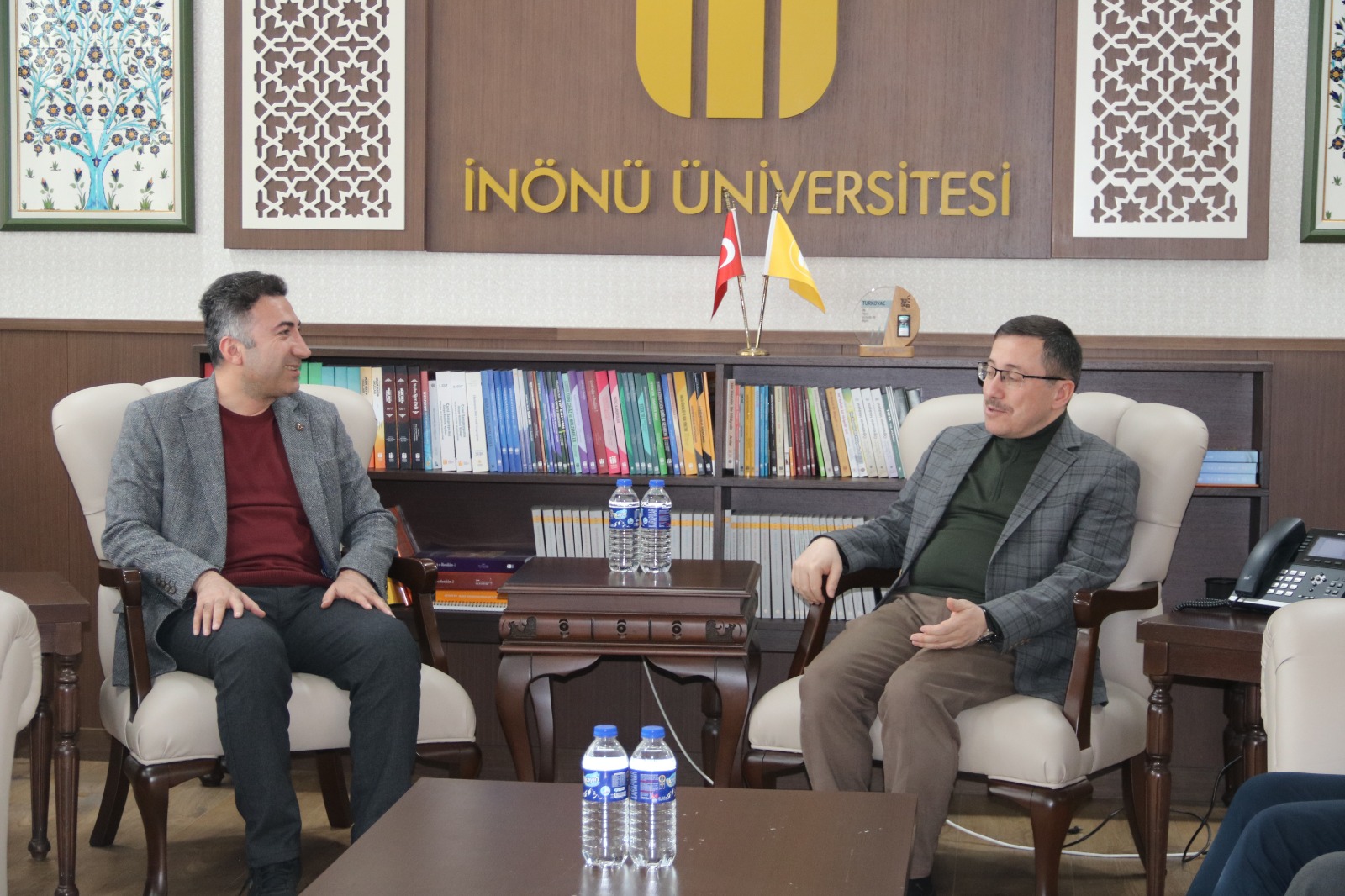 Rektör Demir’den ‘geçmiş olsun’ ziyareti