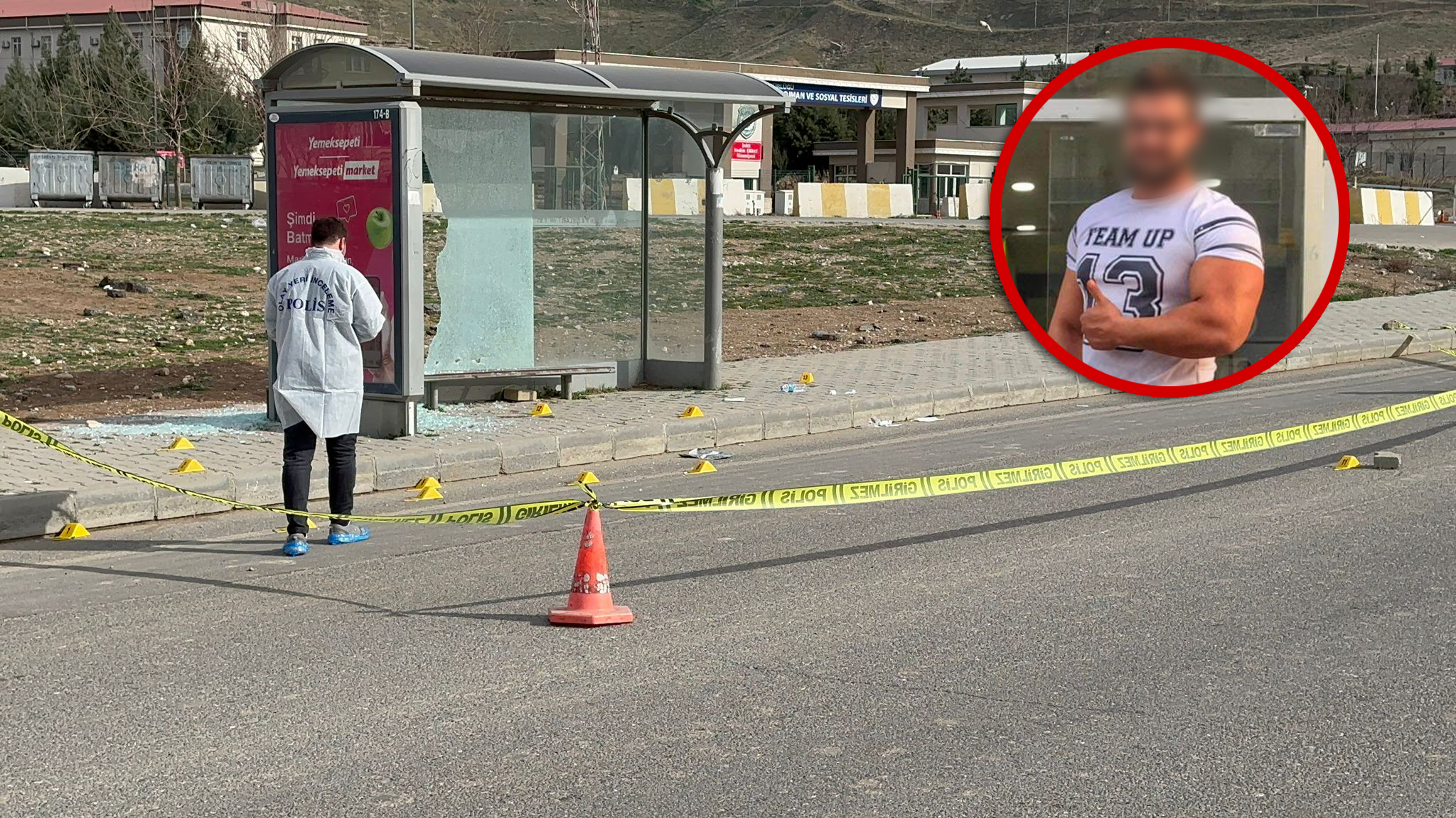 Eşini kurşun yağmuruna tuttu