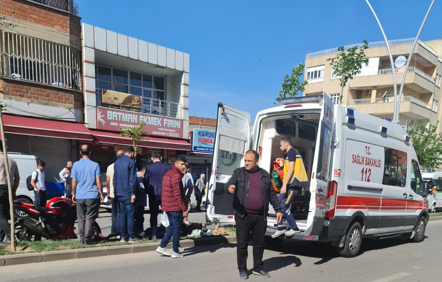 Motosiklet kazası: 2 yaralı