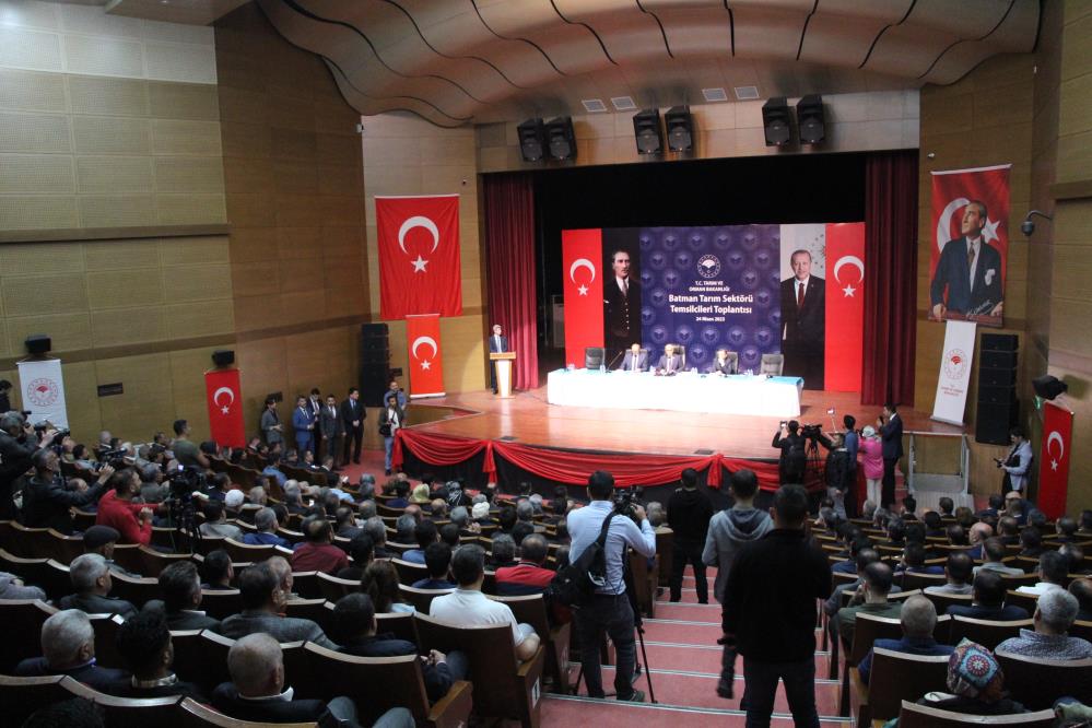 “Tarımsal üretimler arttırıldı”