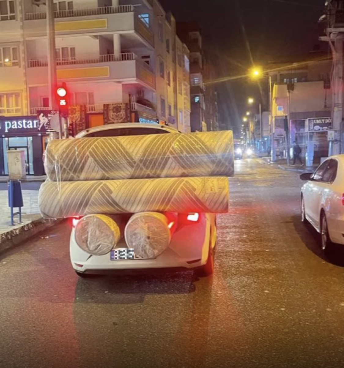 Trafikte tehlike saçtı