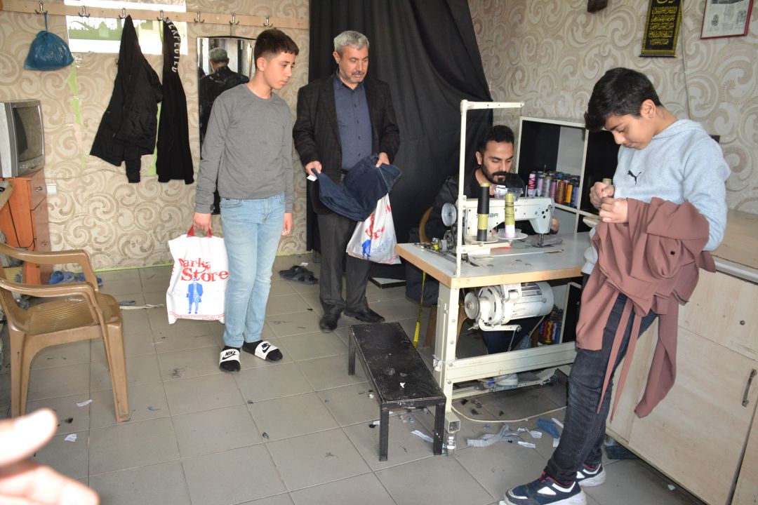 Bayram yoğunluğu terzilere de yansıdı