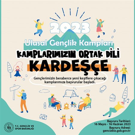 Gençlik kampı başvuruları başladı