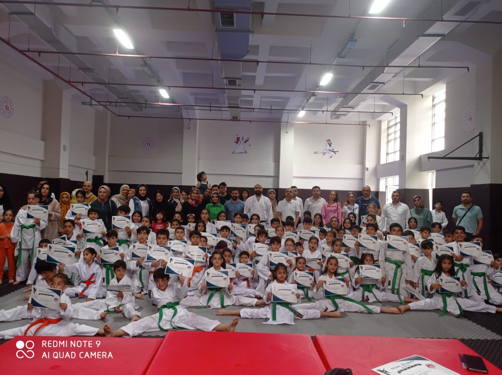 Karate kuşak sınavı yapıldı