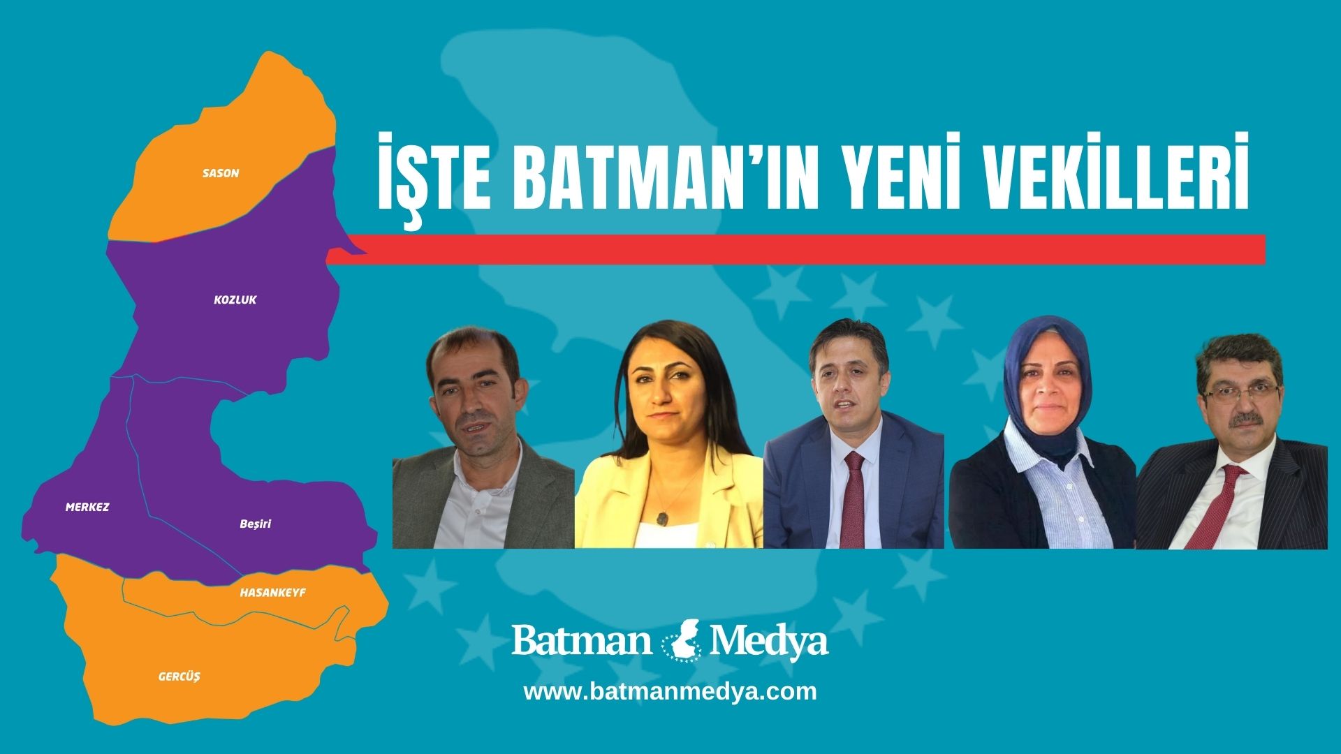 İŞTE BATMAN’IN YENİ VEKİLLERİ…