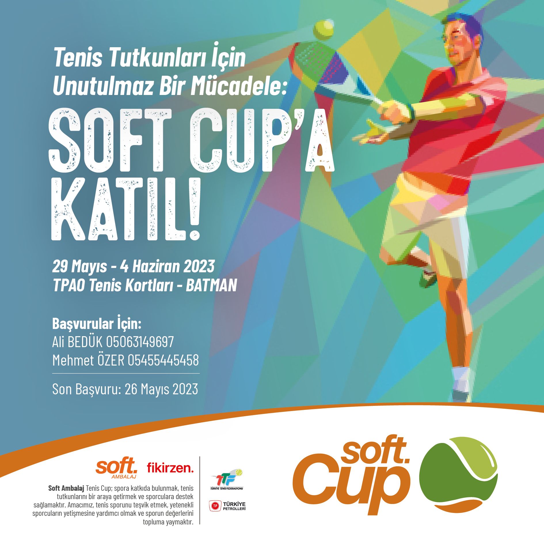 Soft Ambalaj Tenis Cup başlıyor