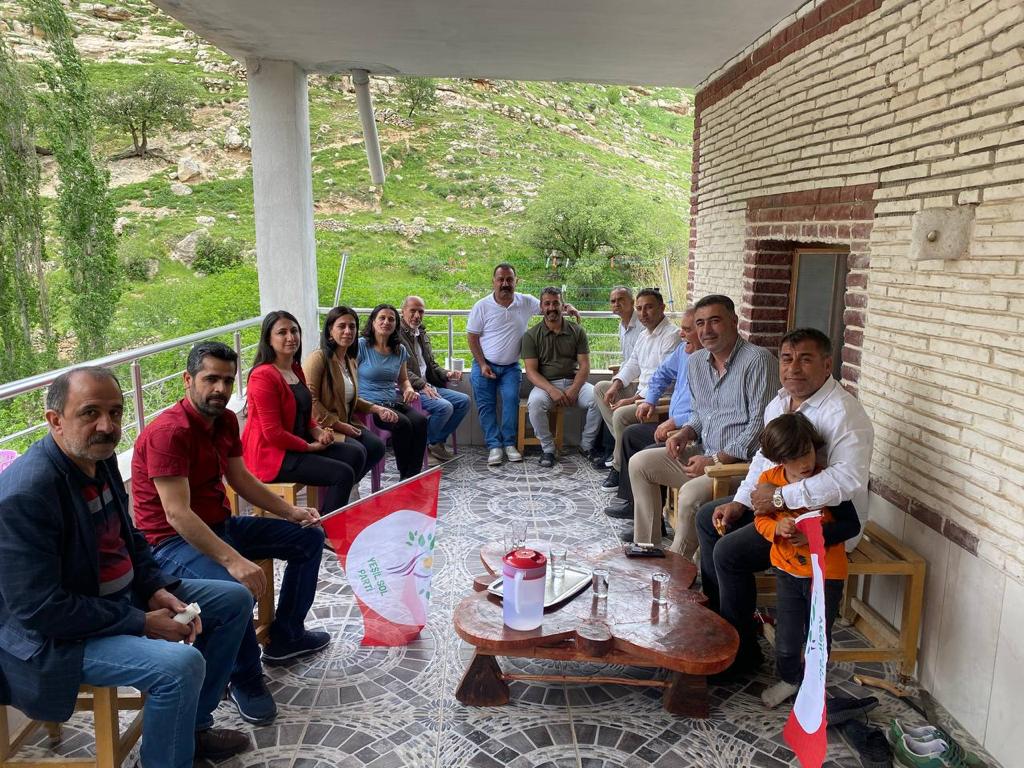 Yeşil Sol Parti adayları köylerde