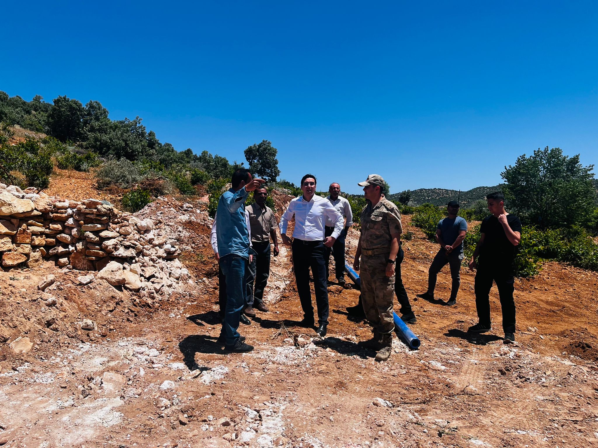 Kaymakam Öztaş çalışmaları inceledi