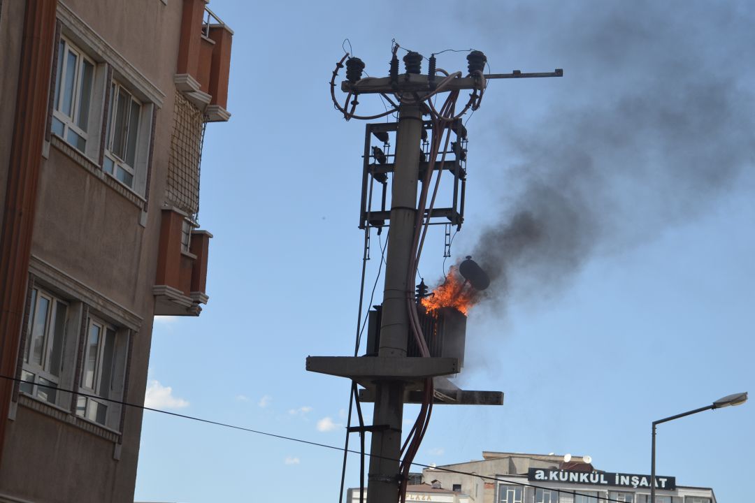 Kilim trafo yangınına neden oldu