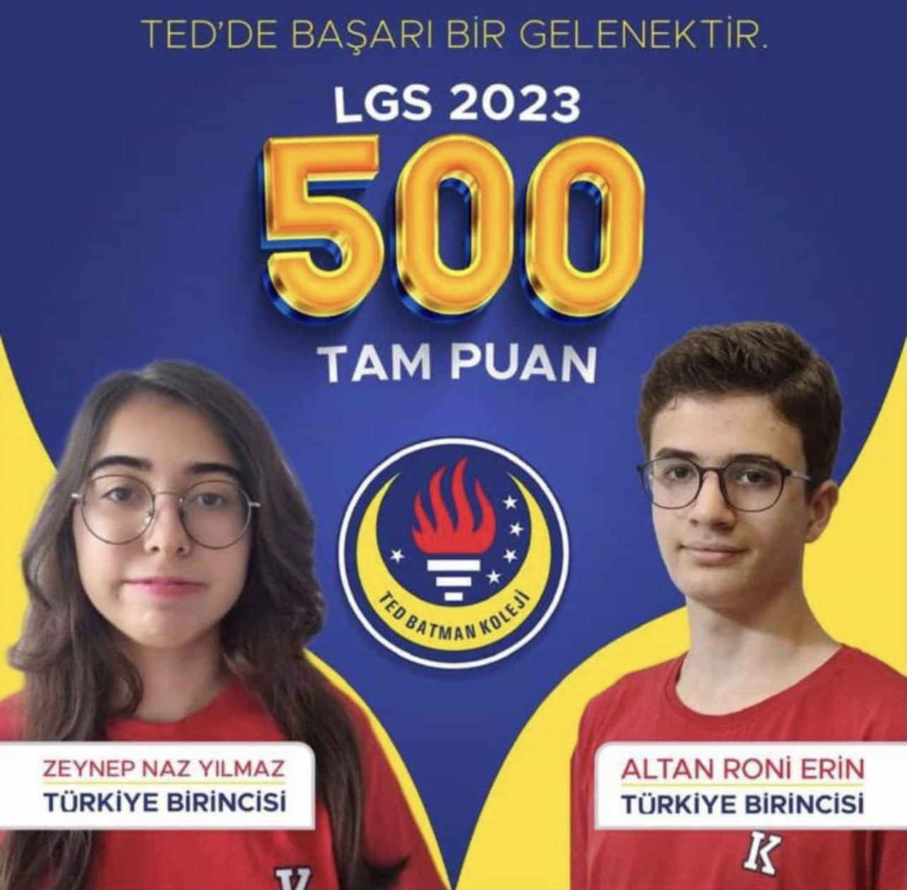 TED Koleji’den LGS’de büyük başarı
