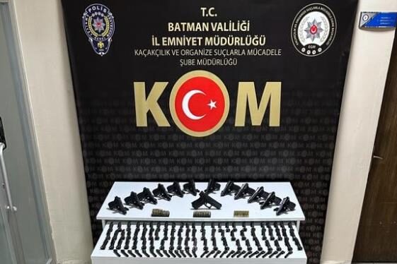Batman’da ruhsatsız silah üretimi yapan 2 kişi tutuklandı