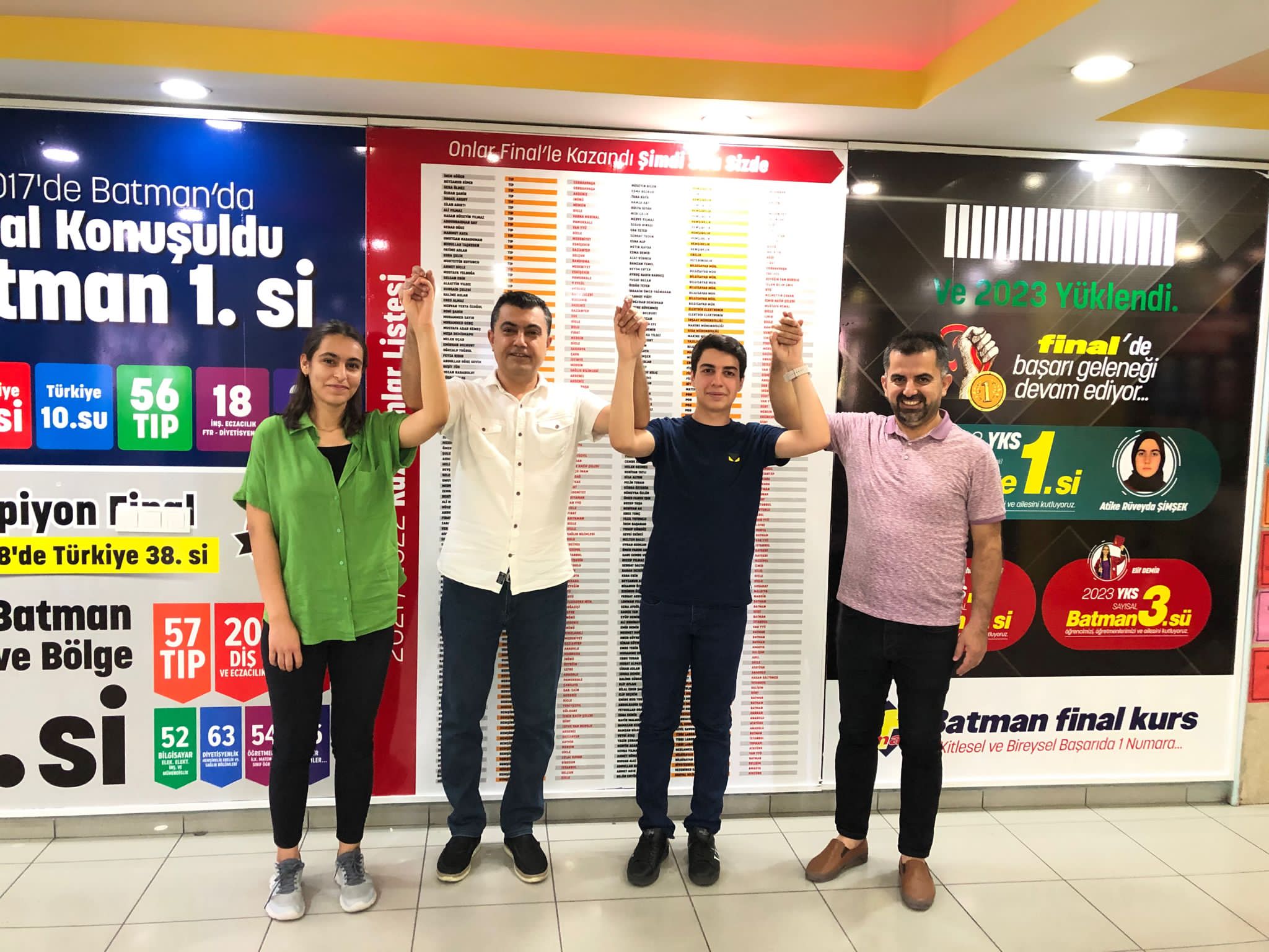 Final kurs merkezinden büyük başarı