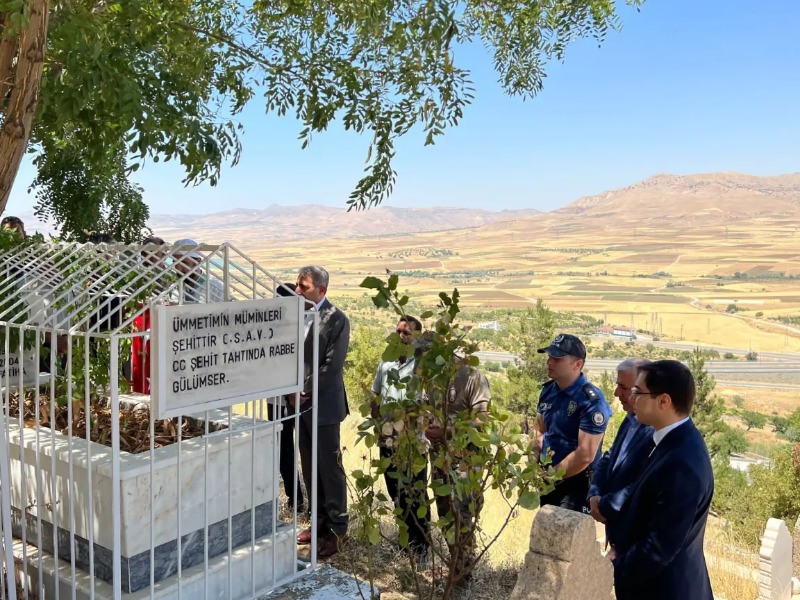 Gercüş’te şehitler için mevlit okutuldu