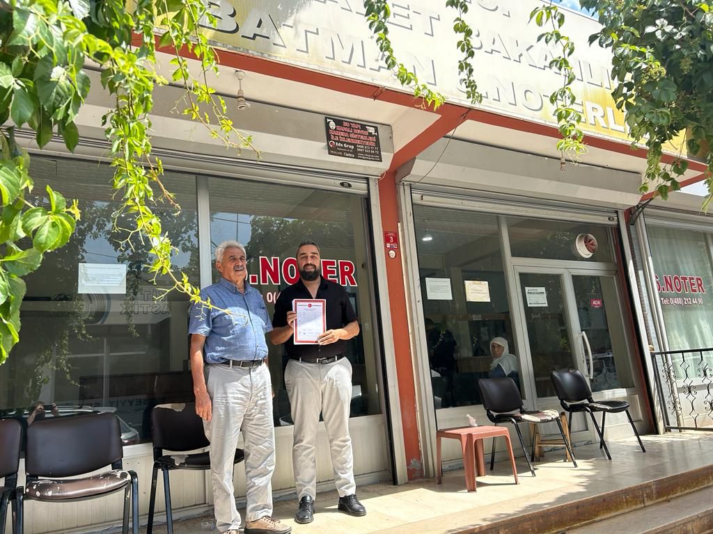 Noterde ilk kez taşınmaz satışı yapıldı