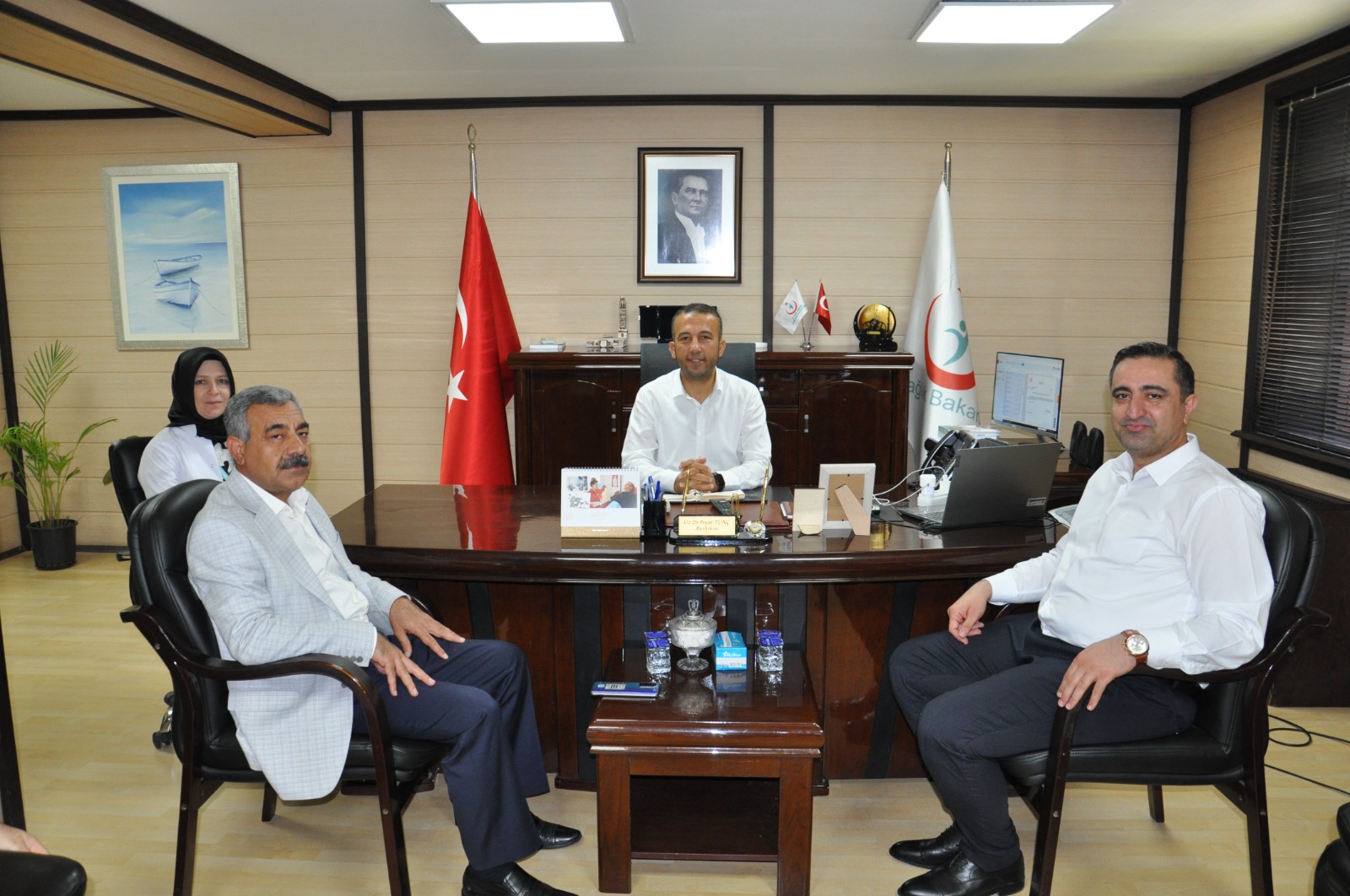 Ramanlı’dan sağlık kurumlarına ziyaret